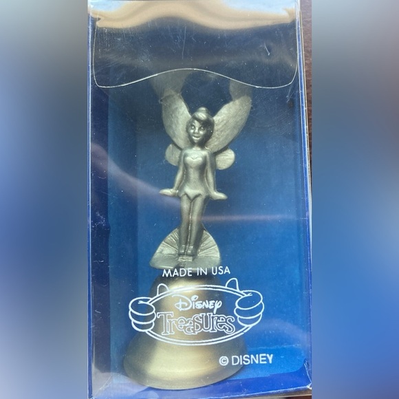 Disney Other - Disney Silver Tinker Bell Figurine with Silver Spoon